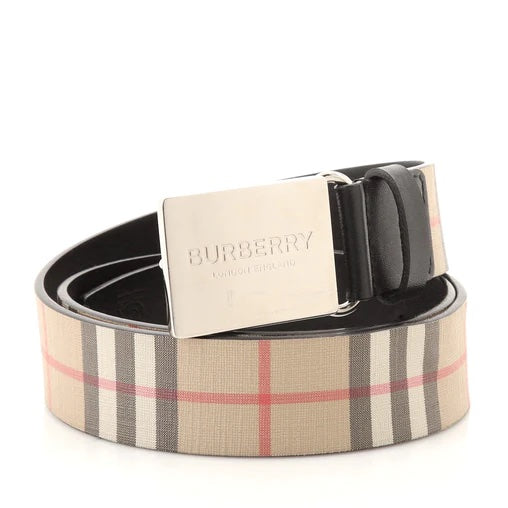 BURBERRY LOGO BUCKLE VINTAGE CHECK BELT
