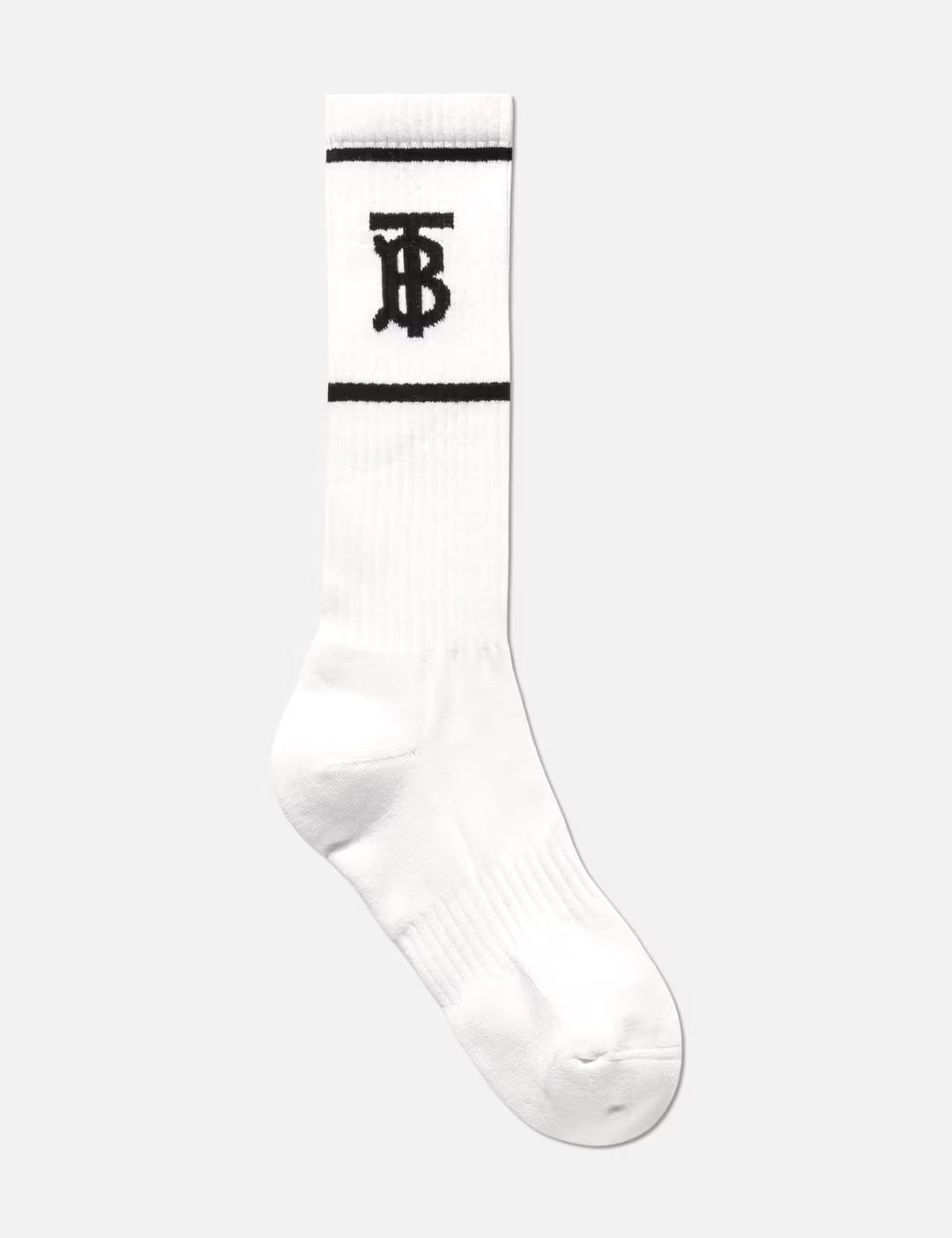 BURBERRY MONOGRAM INTARSIA COTTON BLEND SOCKS