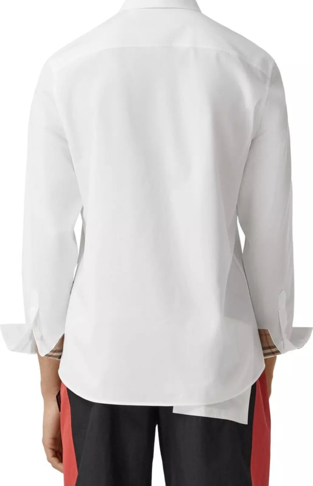 BURBERRY MEN'S SHERWOOD CHECK SLIM FIT POPLIN BUTTON UP SHIRT