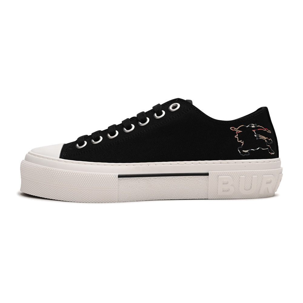 BURBERRY MEN'S CHECK EKD LACE-UP LOW TOP SNEAKERS
