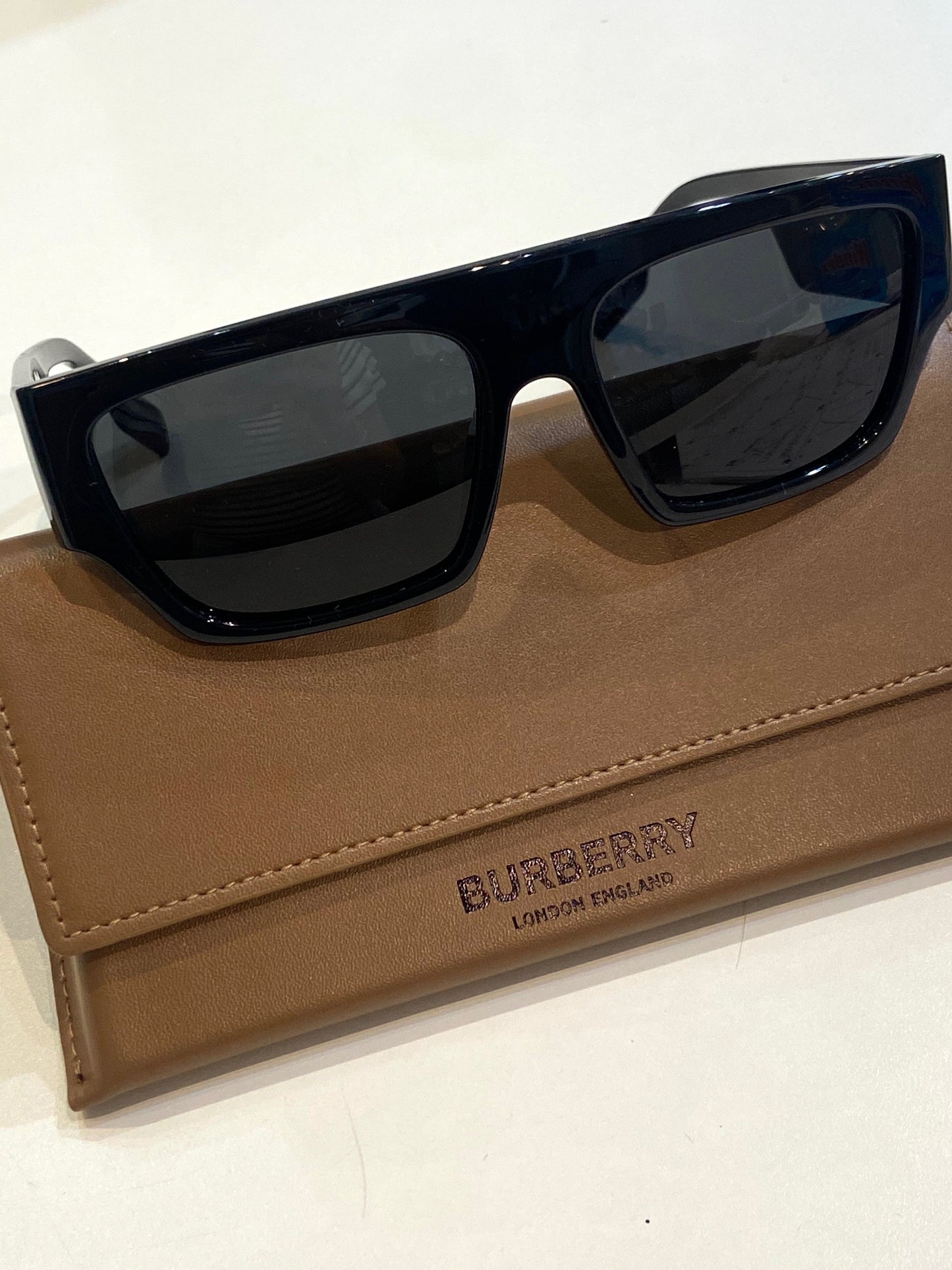 BURBERRY MEN'S MICAH SUNGLASSES
