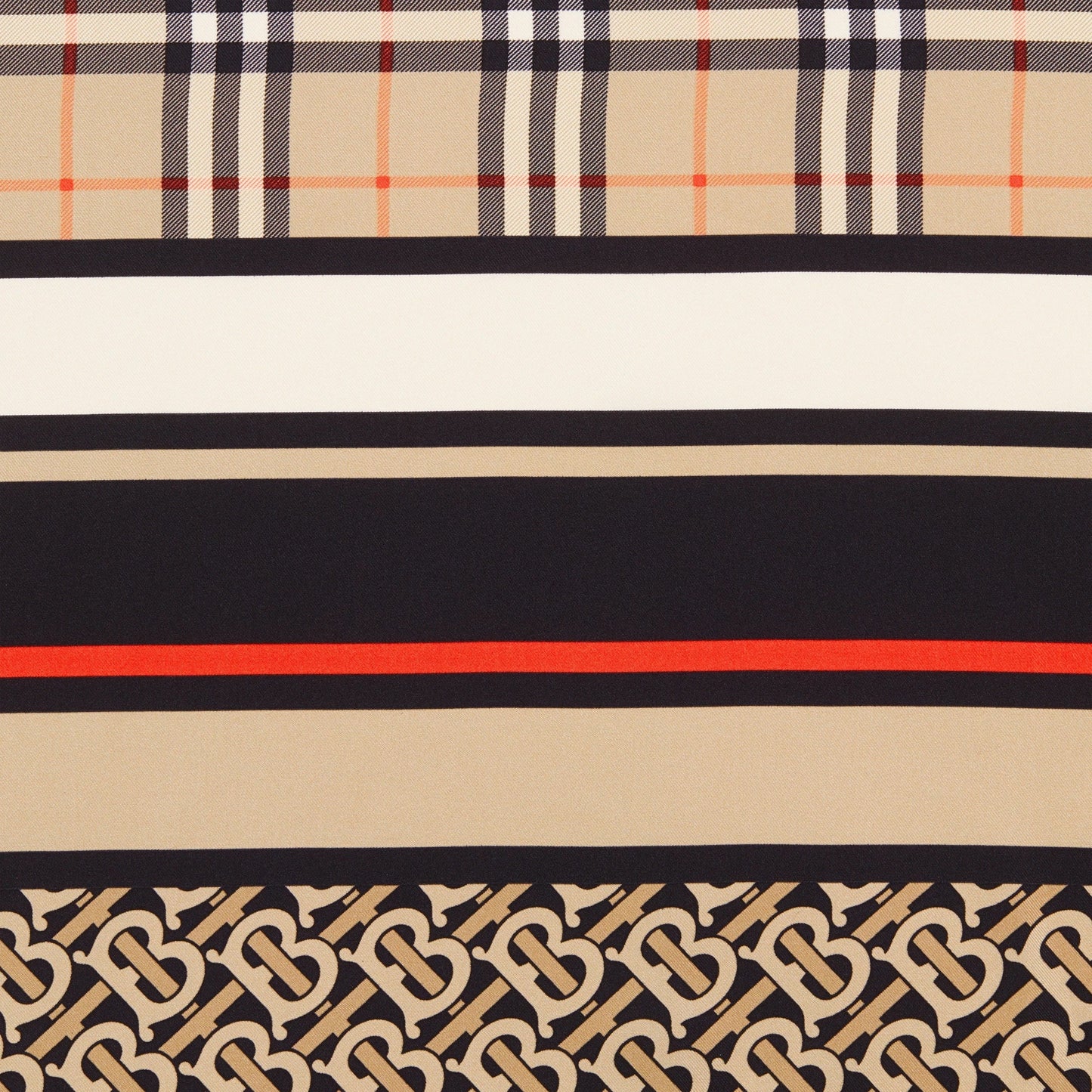 BURBERRY MONTAGE PRINT SILK SCARF