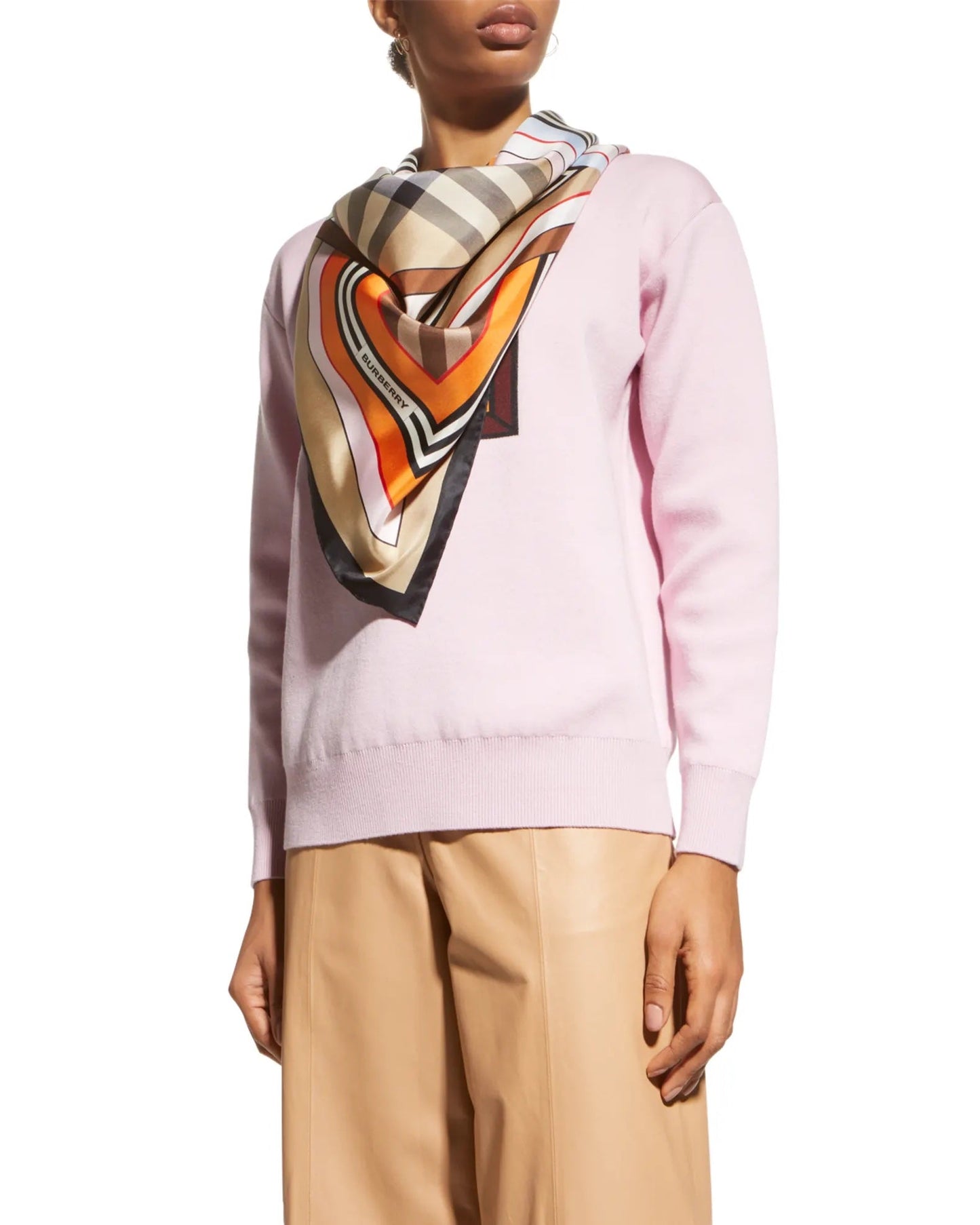 BURBERRY MONTAGE PRINT SILK SCARF SHAWL