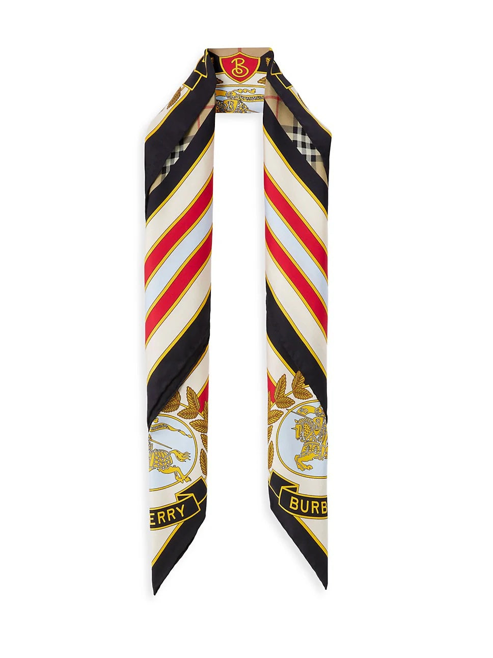 BURBERRY MONTAGE PRINT SILK SCARF