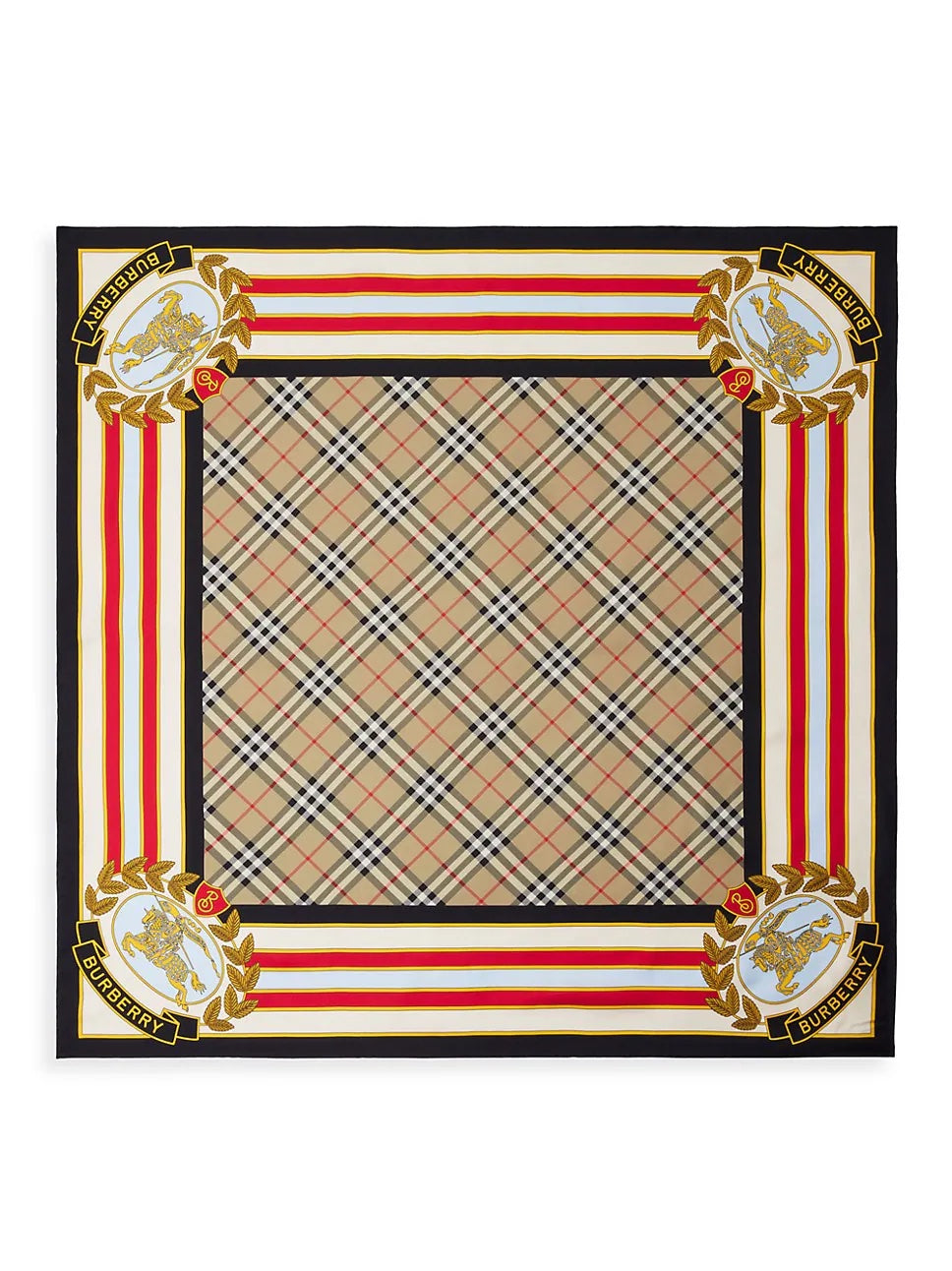 BURBERRY MONTAGE PRINT SILK SCARF
