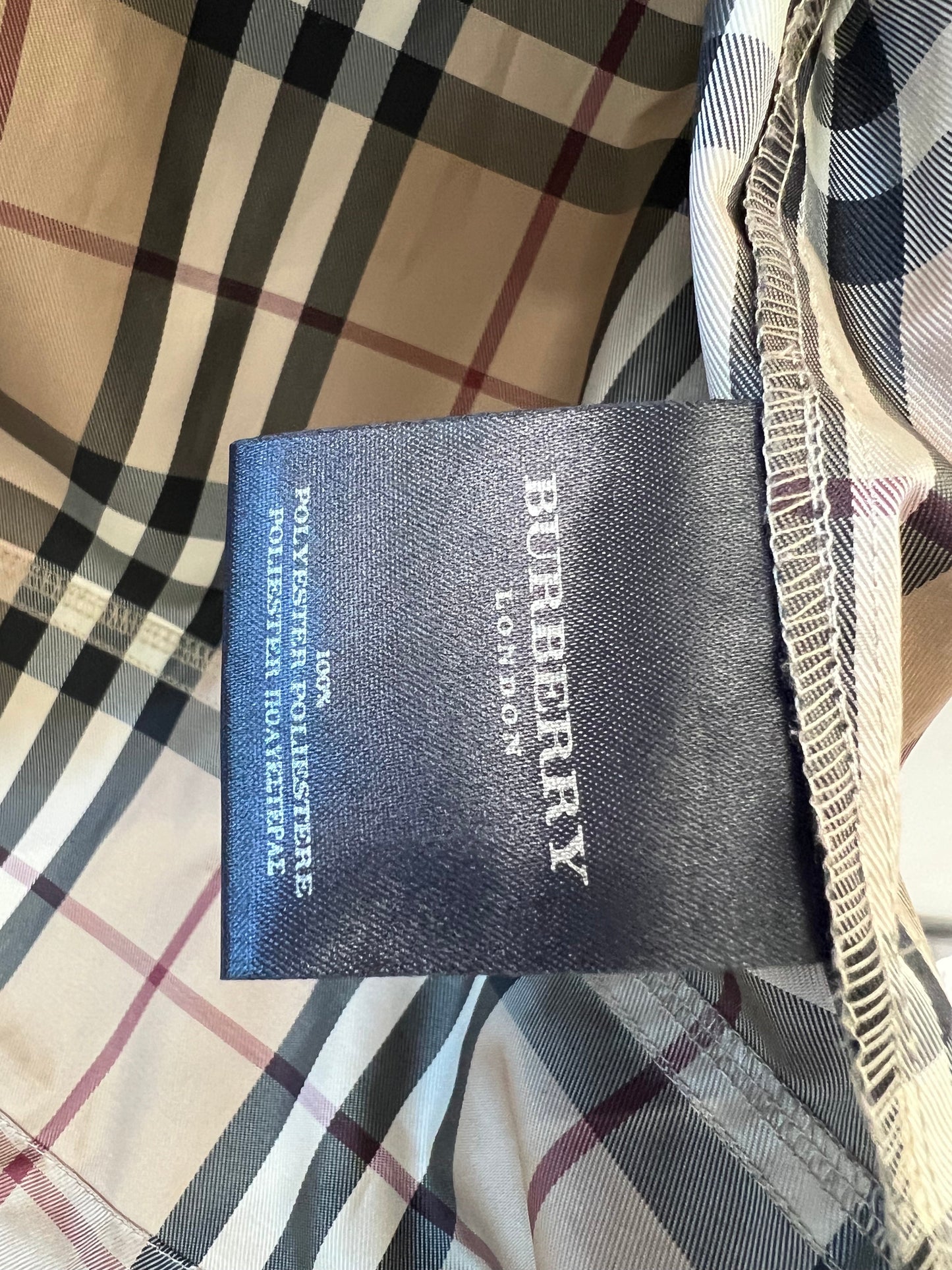BURBERRY NOVA CHECK HOODED GOLF JACKET