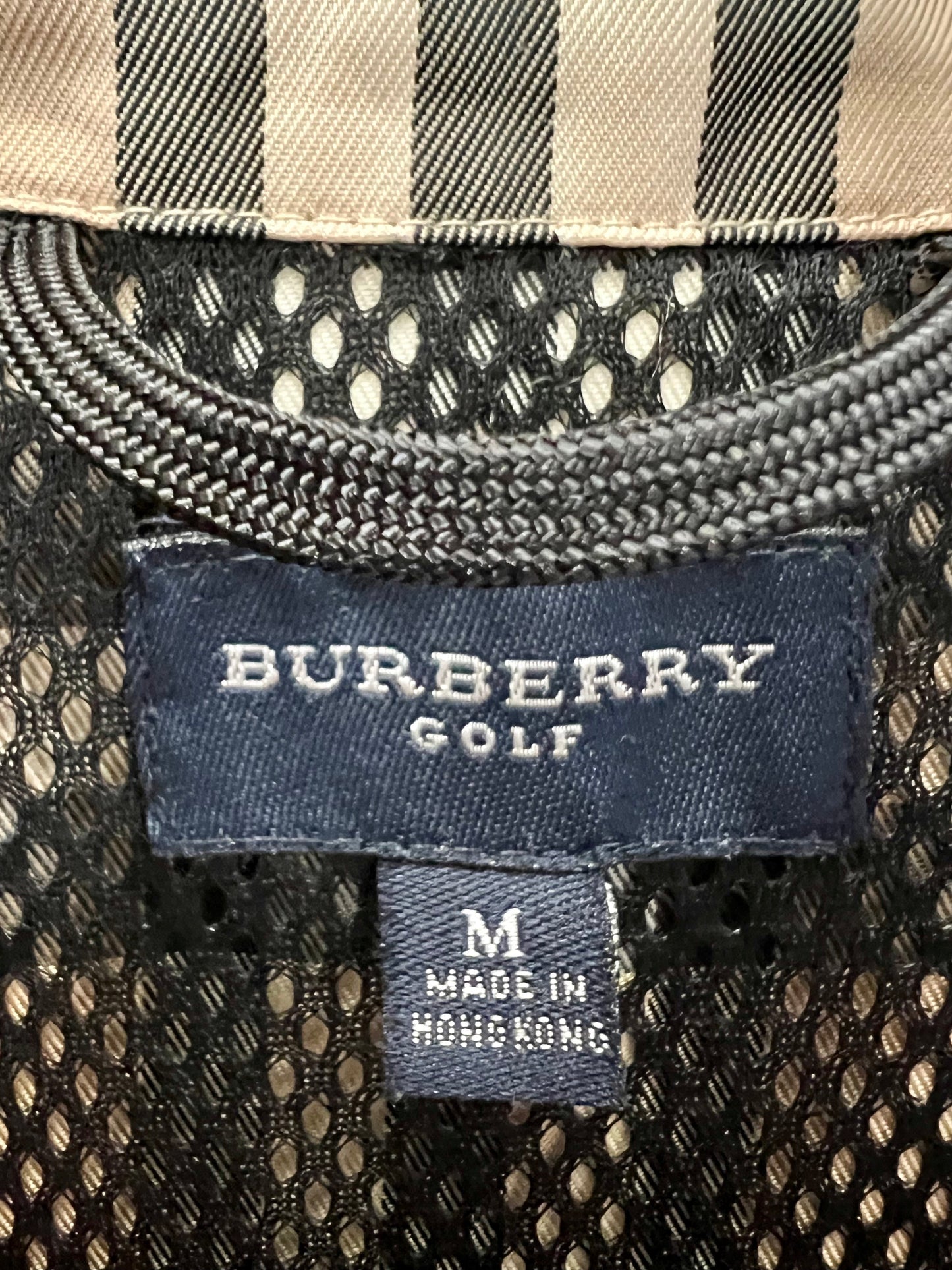 BURBERRY NOVA CHECK HOODED GOLF JACKET