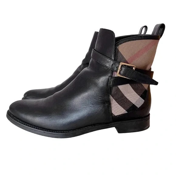 BURBERRY PRYLE HOUSE CHECK BOOTIES