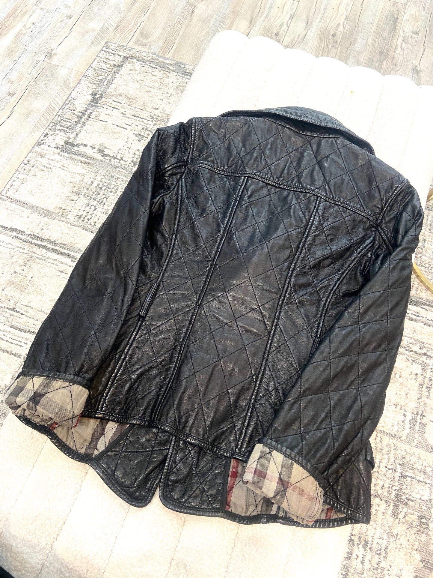 BURBERRY QUILTED LEATHER JACKET