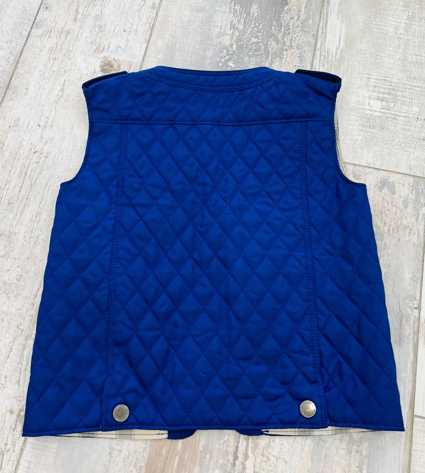 BURBERRY TODDLER'S QUILTED HOUSE CHECK VEST