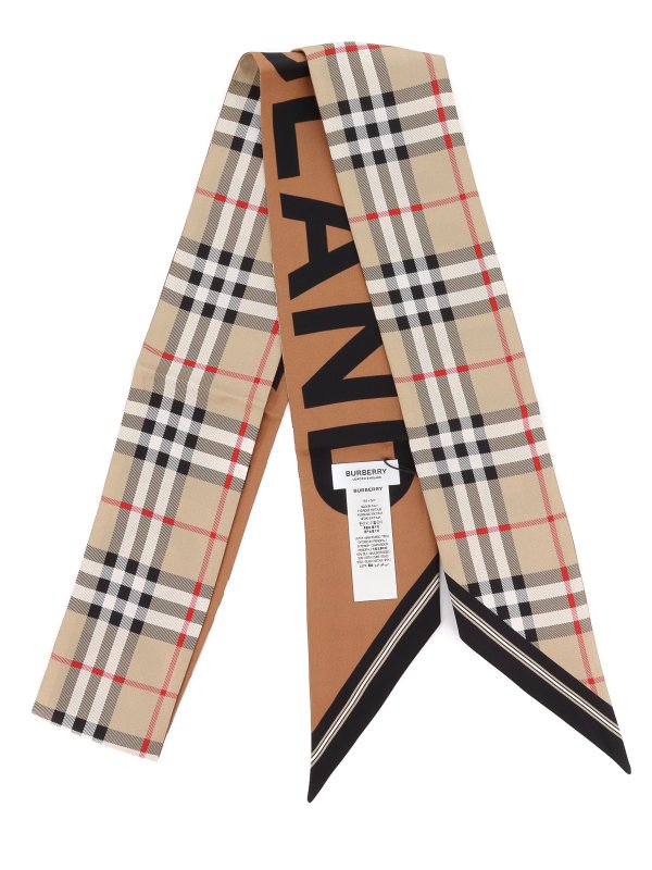 BURBERRY VINTAGE CHECK SILK TWILLY SCARF