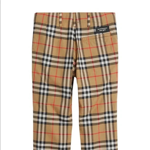 BURBERRY TEO HOUSE CHECK KIDS TROUSERS