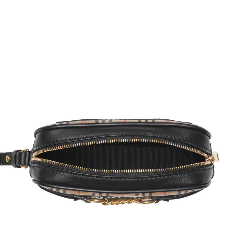 BURBERRY THE 1983 KNIGHT CHECK LINK BUM BAG WRISTLET