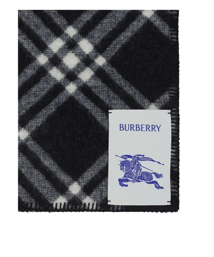 BURBERRY VINTAGE CHECK WOOL SCARF