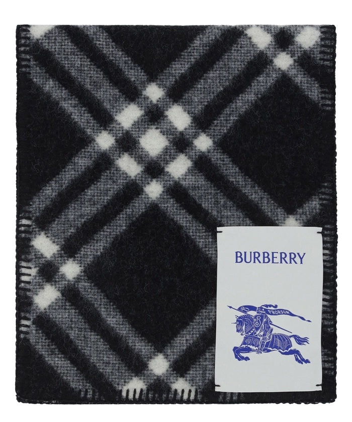 BURBERRY VINTAGE CHECK WOOL SCARF