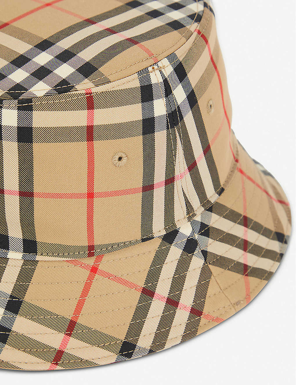 BURBERRY VINTAGE CHECK BUCKET HAT