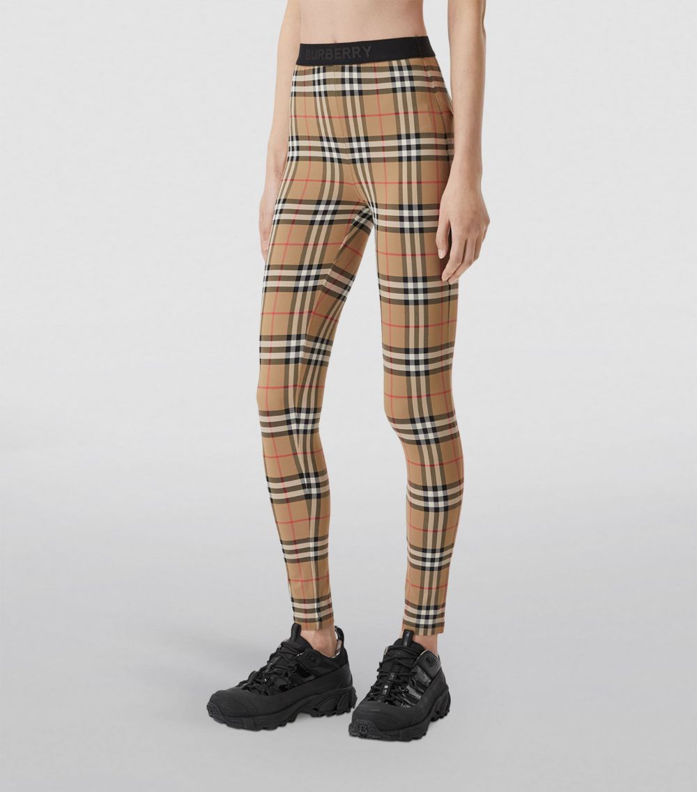 BURBERRY VINTAGE CHECK LEGGINGS