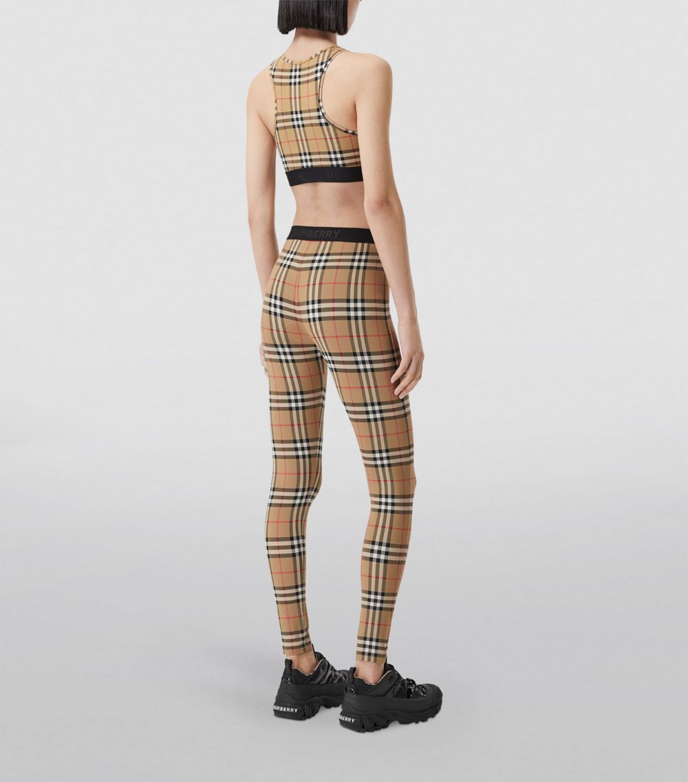 BURBERRY VINTAGE CHECK LEGGINGS