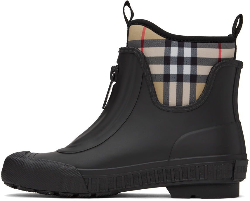 BURBERRY VINTAGE CHECK RAIN BOOTS