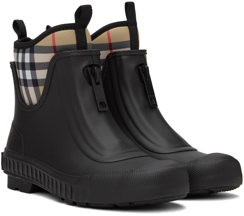BURBERRY VINTAGE CHECK RAIN BOOTS