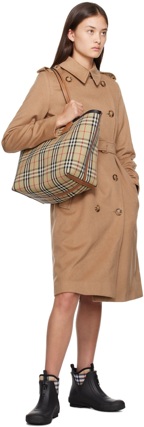 BURBERRY VINTAGE CHECK RAIN BOOTS