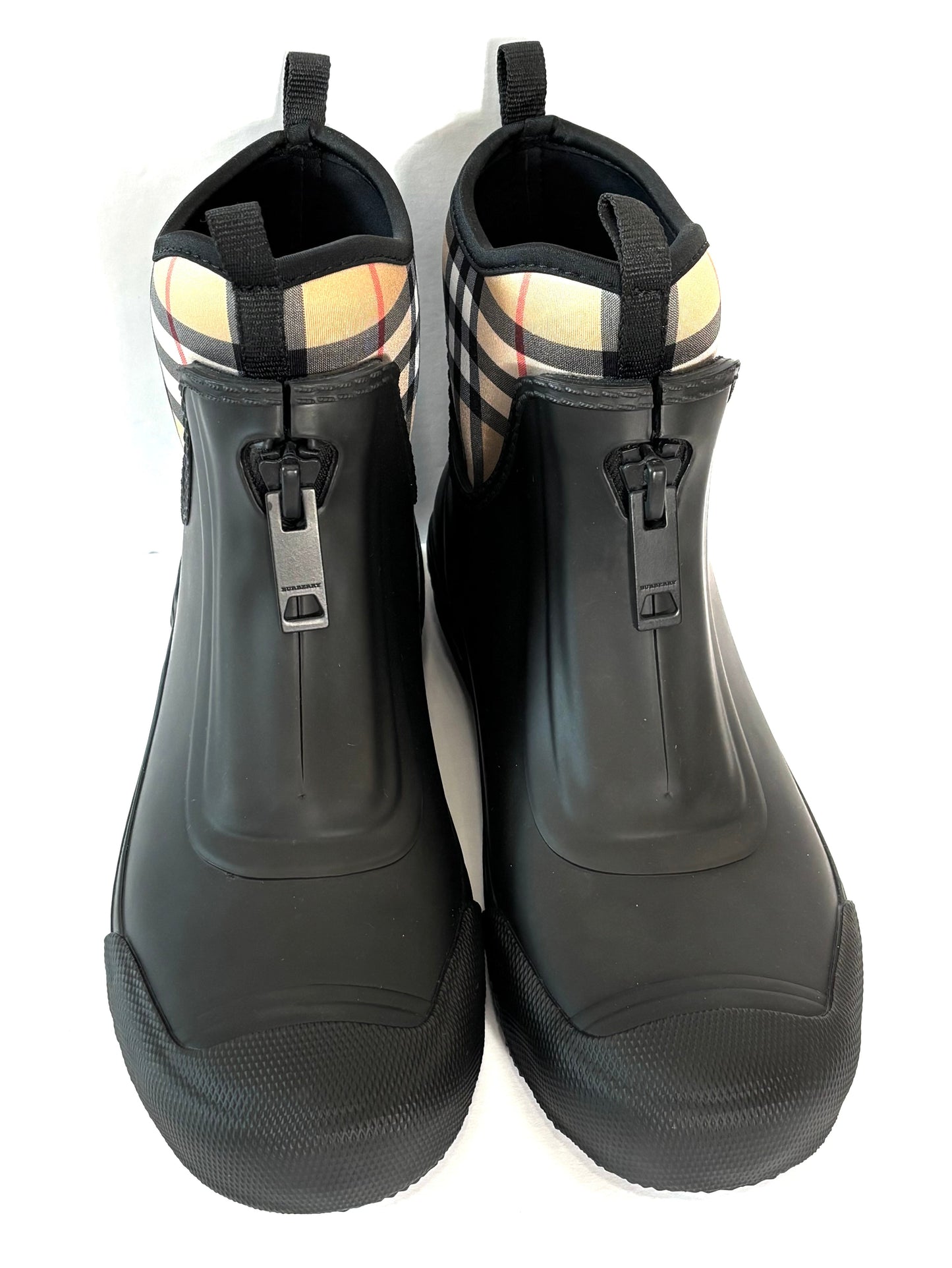 BURBERRY VINTAGE CHECK RAIN BOOTS