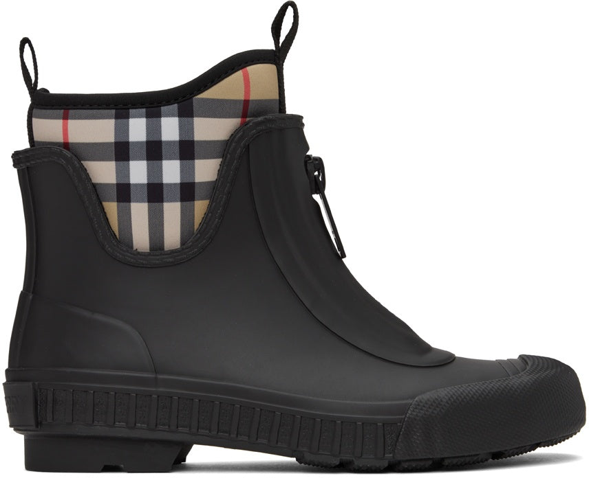 BURBERRY VINTAGE CHECK RAIN BOOTS