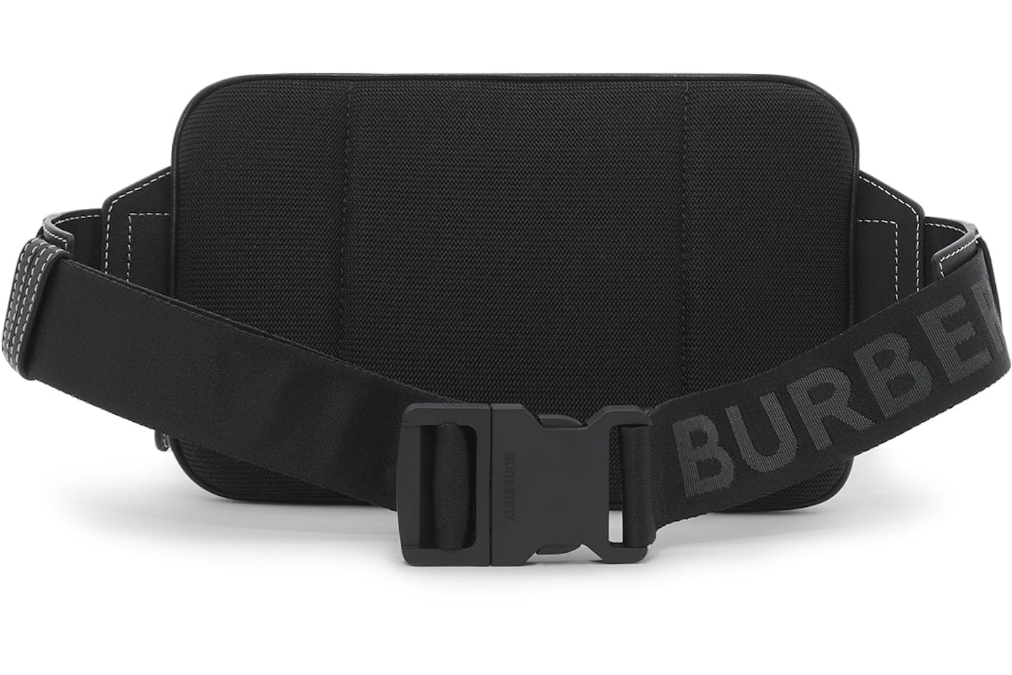 BURBERRY WEST CHECK CANVAS BELT BAG IN BIRCH BROWN
