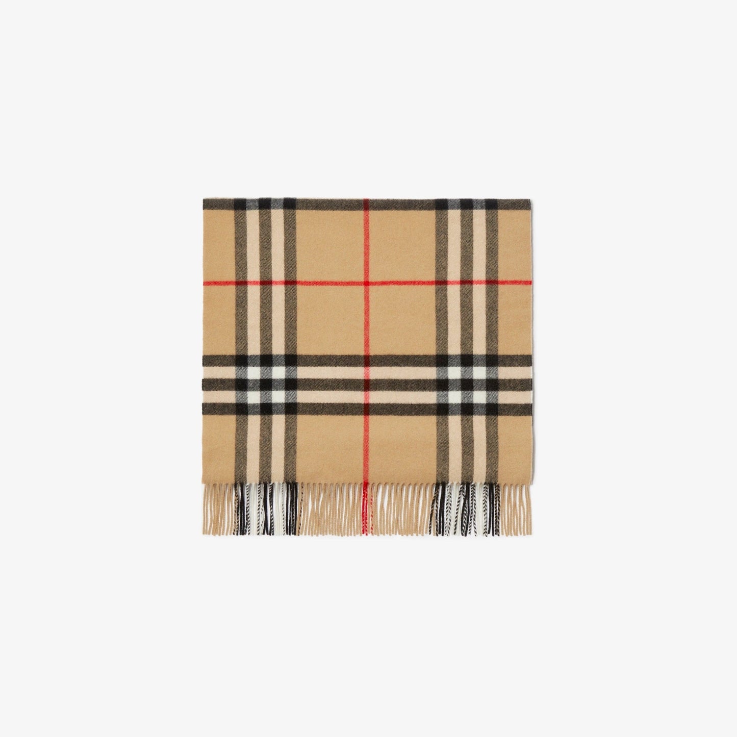 BURBERRY WIDE CHECK CASHMERE SCARF