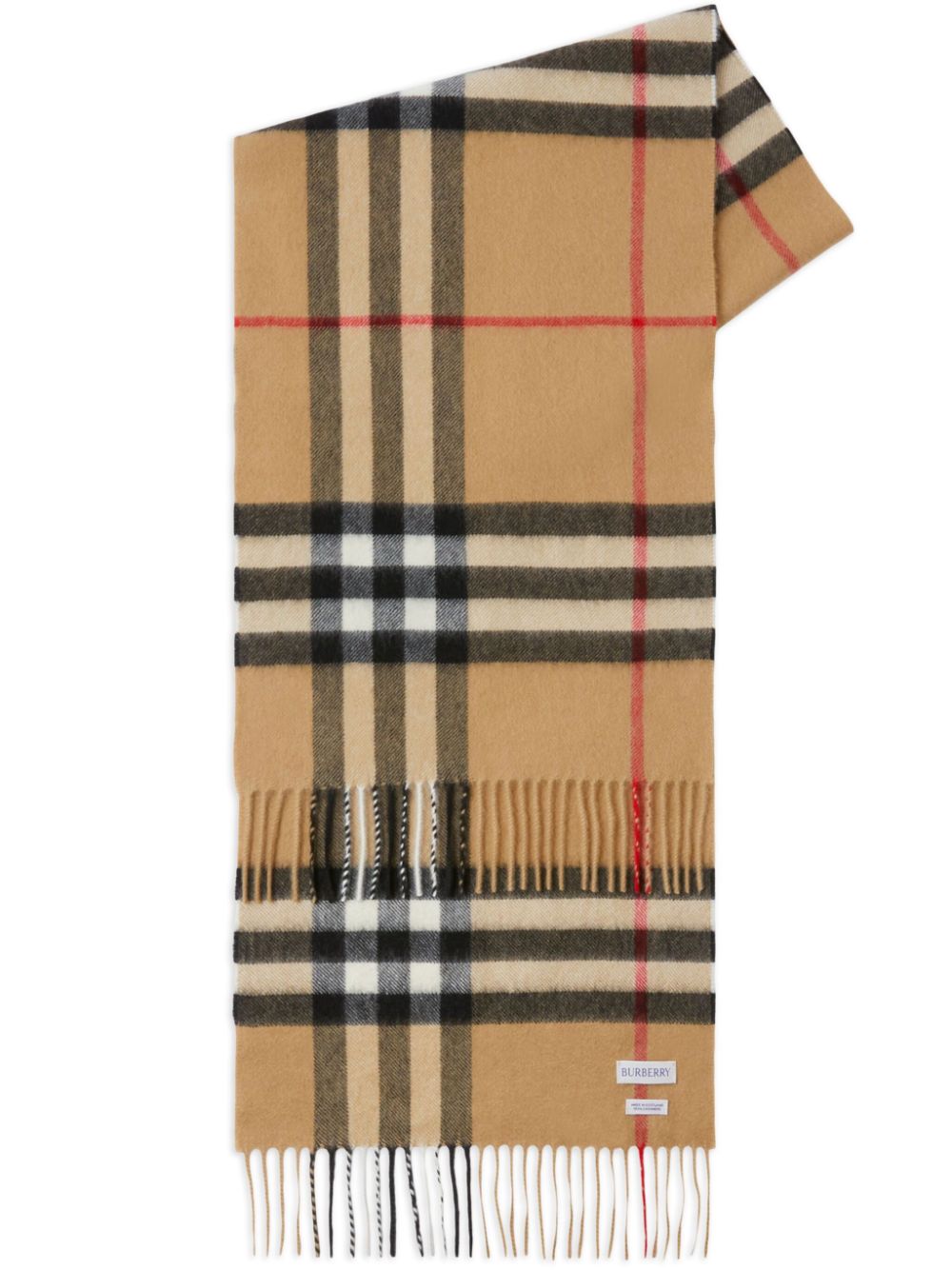 BURBERRY WIDE CHECK CASHMERE SCARF