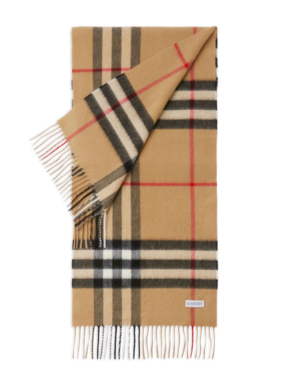 BURBERRY WIDE CHECK CASHMERE SCARF