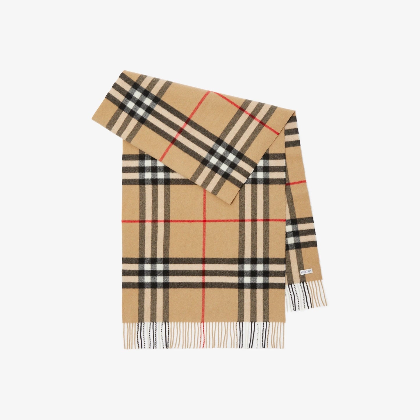 BURBERRY WIDE CHECK CASHMERE SCARF
