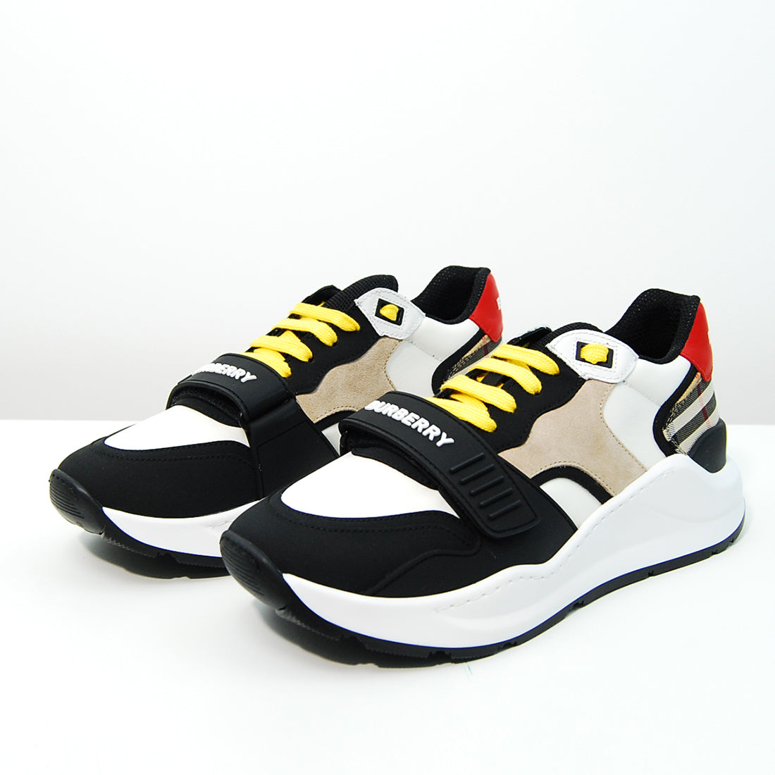 BURBERRY MULTICOLOR RAMSEY SNEAKERS
