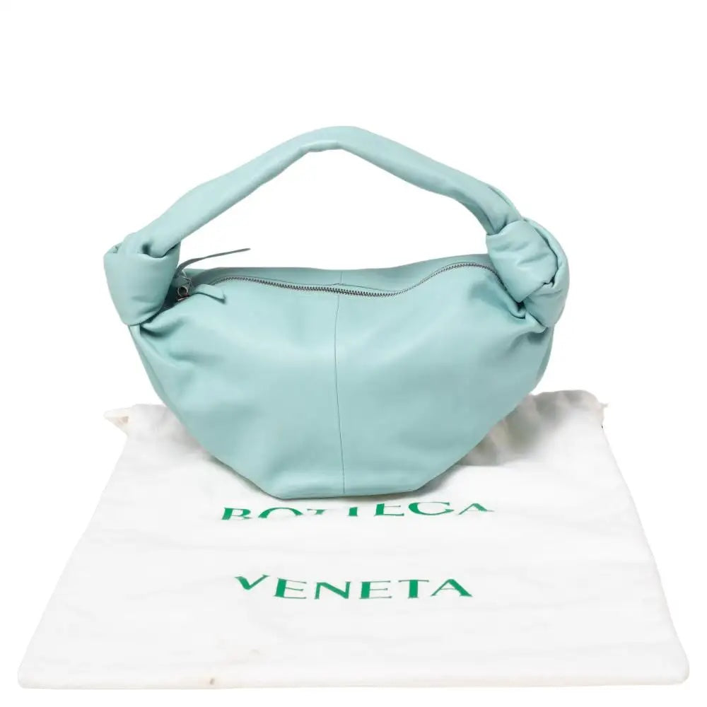 BOTTEGA VENETA CALFSKIN LEATHER DOUBLE KNOT MINI BAG