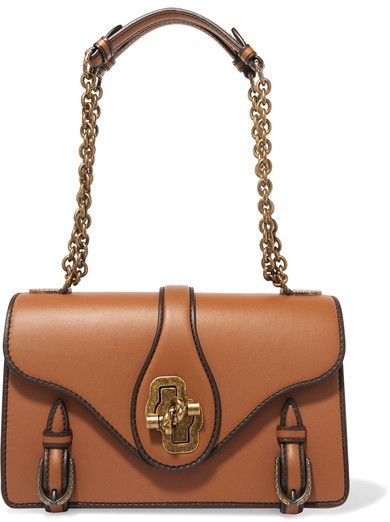 BOTTEGA VENETA CITY KNOT FRENCH CALFSKIN LEATHER BAG