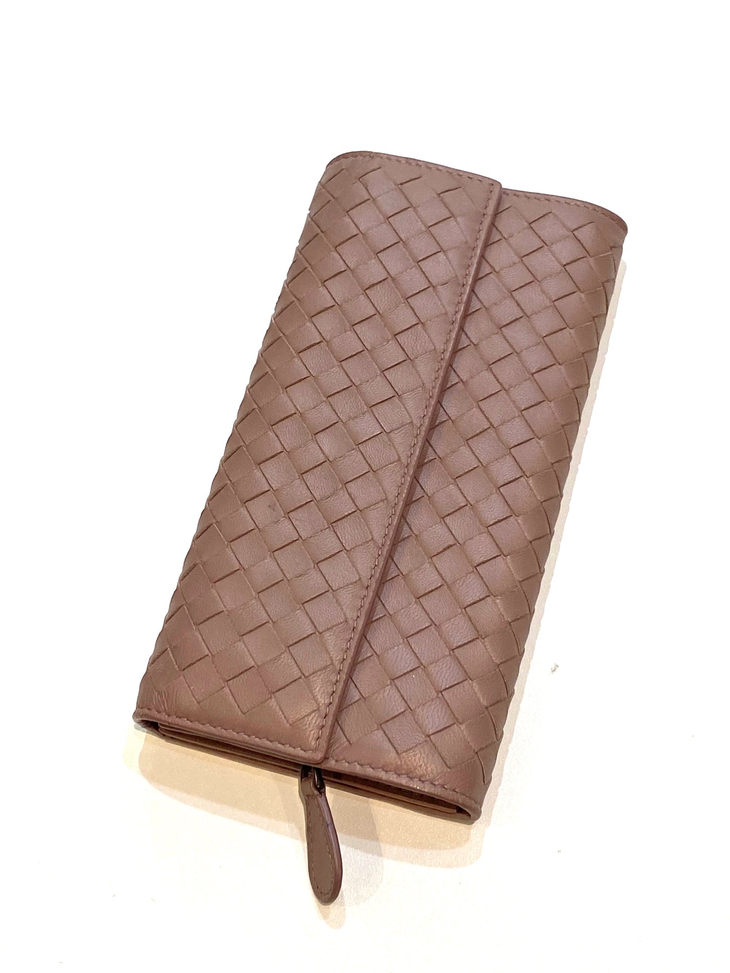BOTTEGA VENETA INTRECCIATO LEATHER WALLET