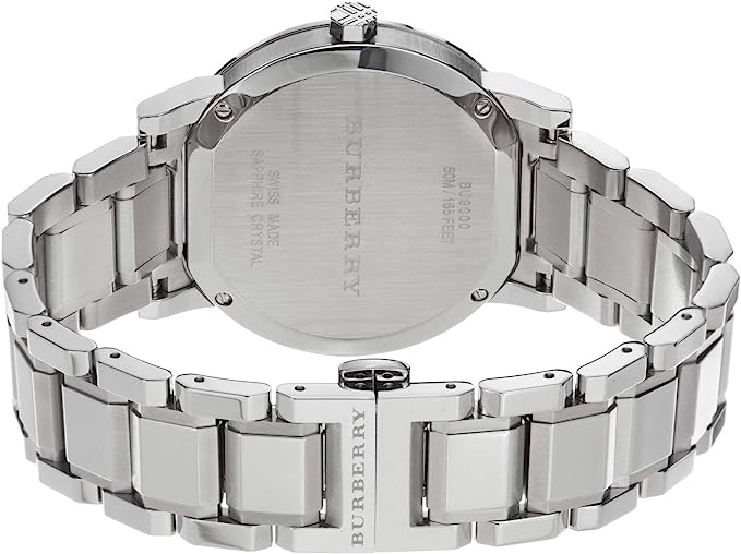 BURBERRY 38MM STAINLESS STEEL UNISEX WATCH