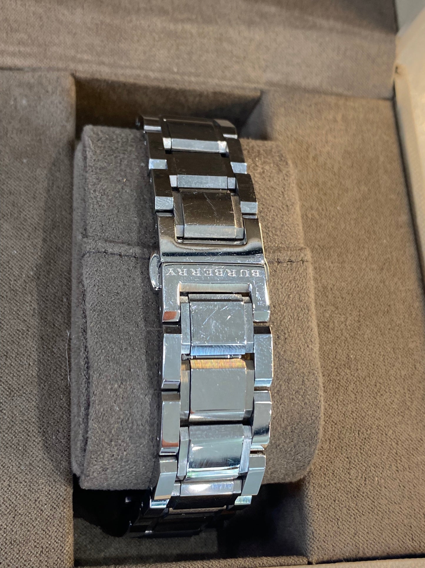 BURBERRY 38MM STAINLESS STEEL UNISEX WATCH