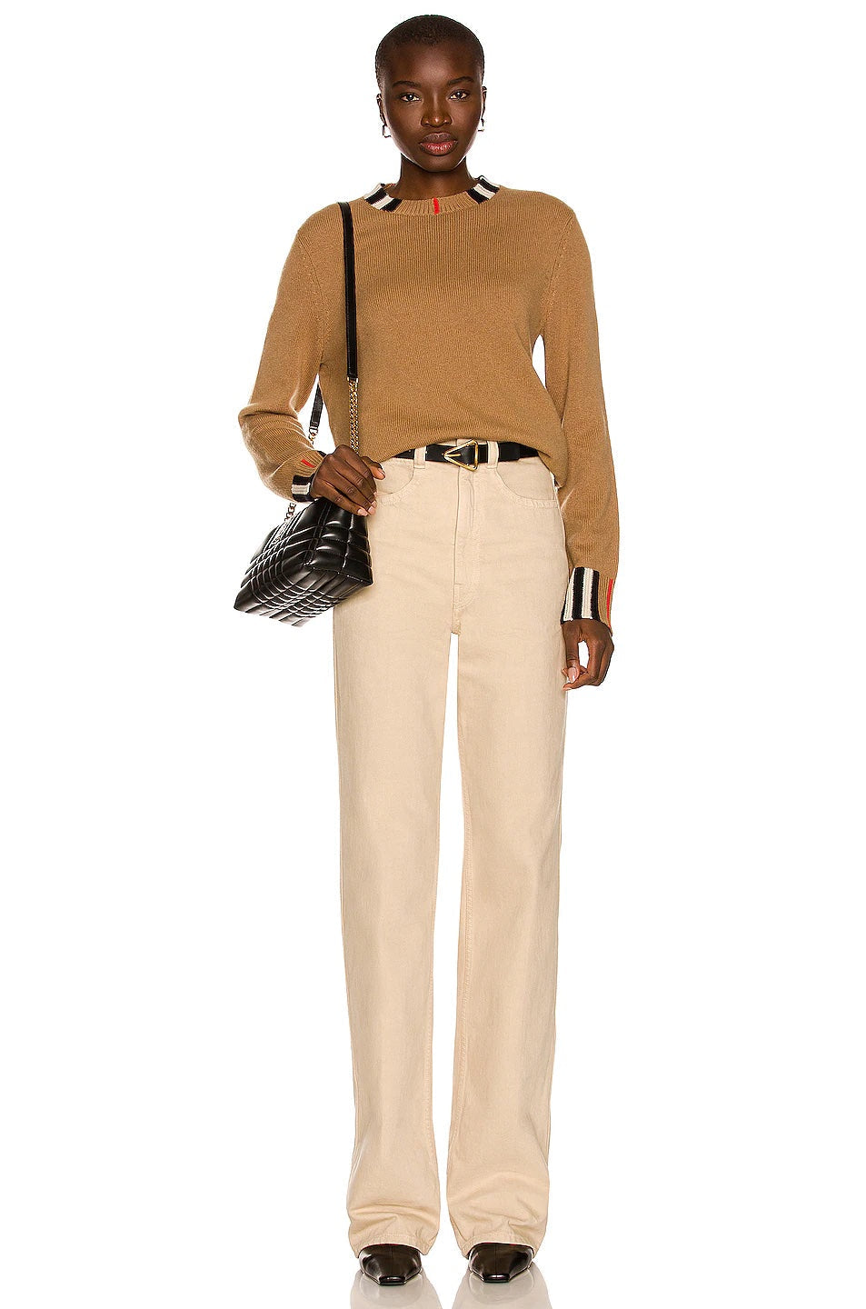 BURBERRY EYRE CASHMERE KNIT SWEATER