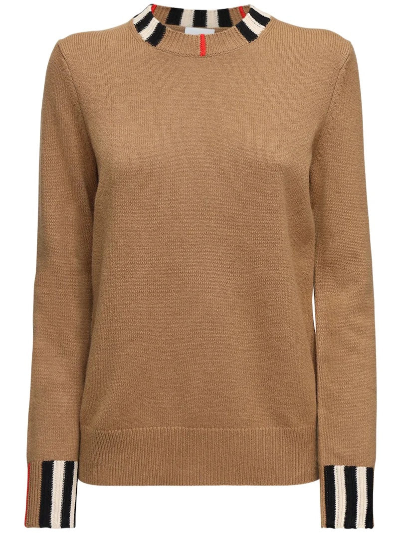 BURBERRY EYRE CASHMERE KNIT SWEATER