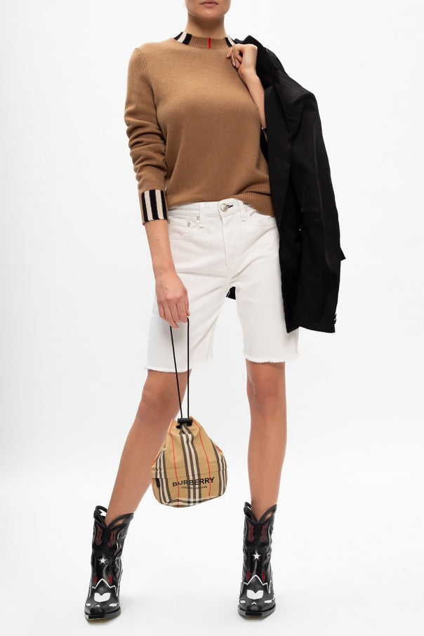 BURBERRY EYRE CASHMERE KNIT SWEATER
