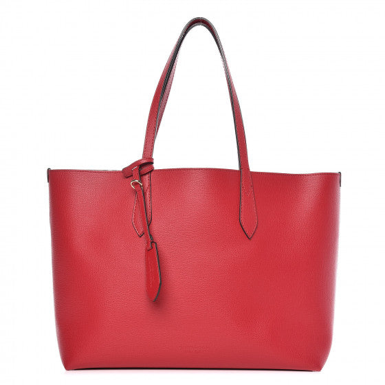 BURBERRY Haymarket Check Medium Reversible Tote