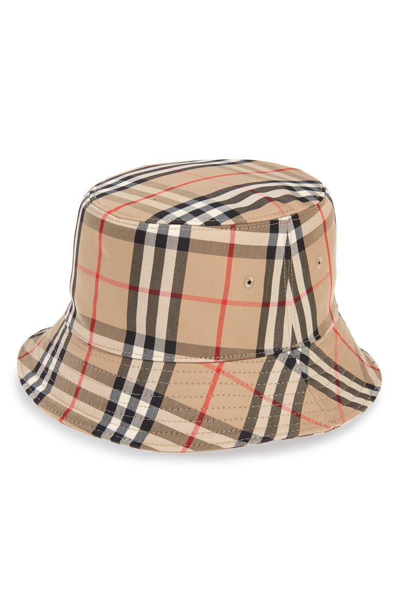BURBERRY VINTAGE CHECK BUCKET HAT