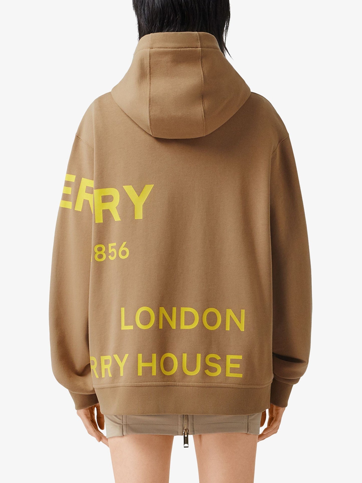 BURBERRY HORSEFERRY LOGO COTTON JERSEY HOODIE