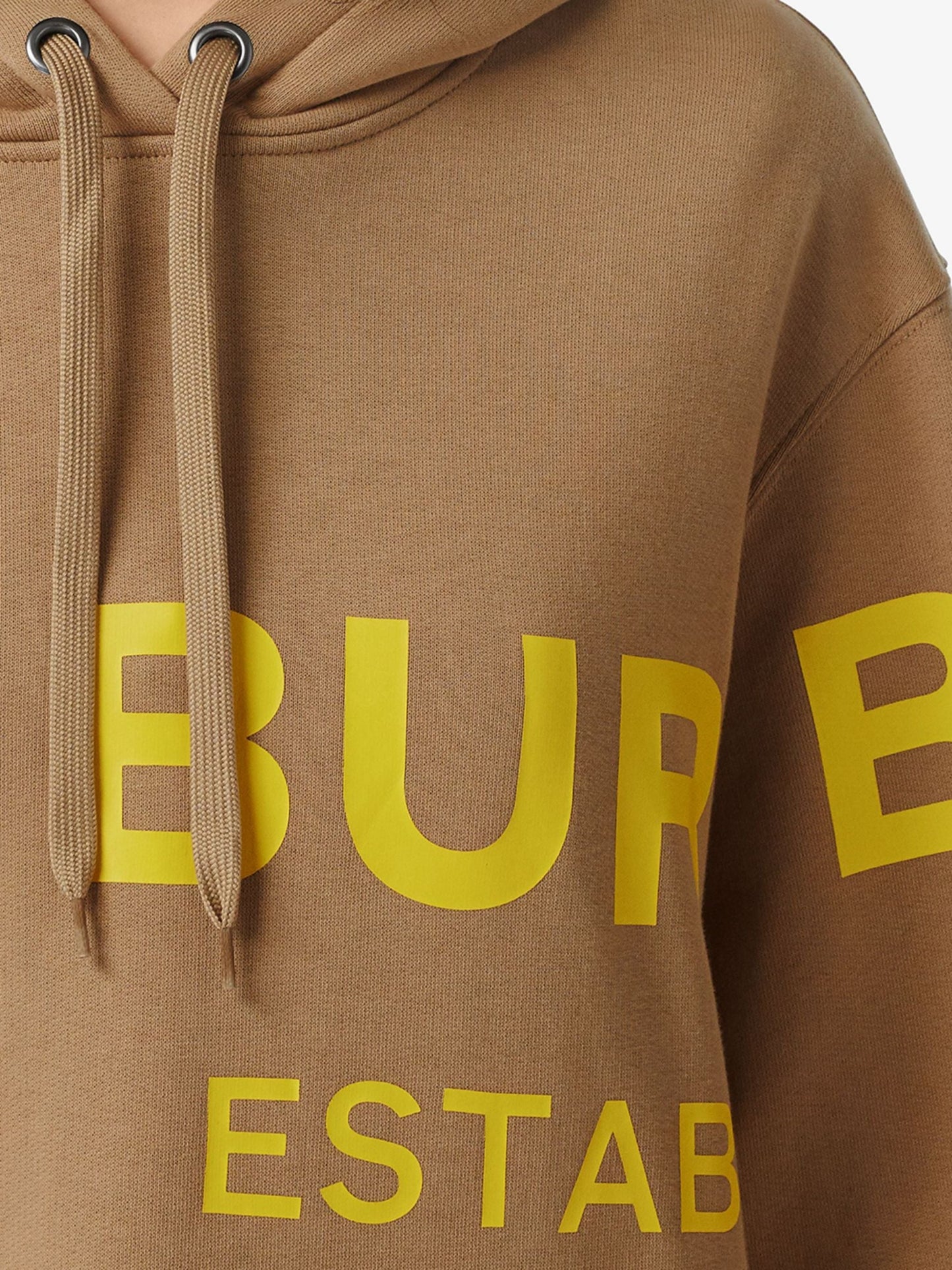 BURBERRY HORSEFERRY LOGO COTTON JERSEY HOODIE