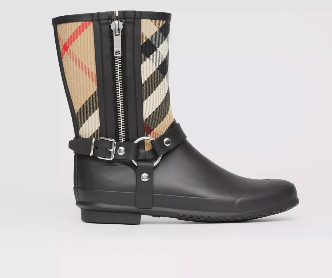 BURBERRY ZANE HOUSE CHECK RAIN BOOTS