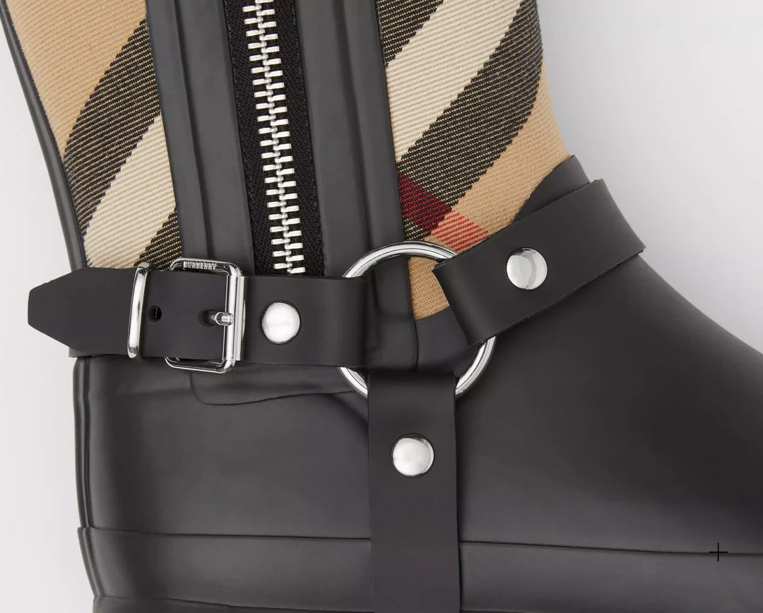 BURBERRY ZANE HOUSE CHECK RAIN BOOTS