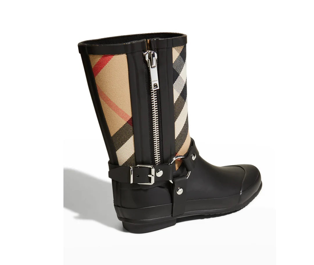 BURBERRY ZANE HOUSE CHECK RAIN BOOTS