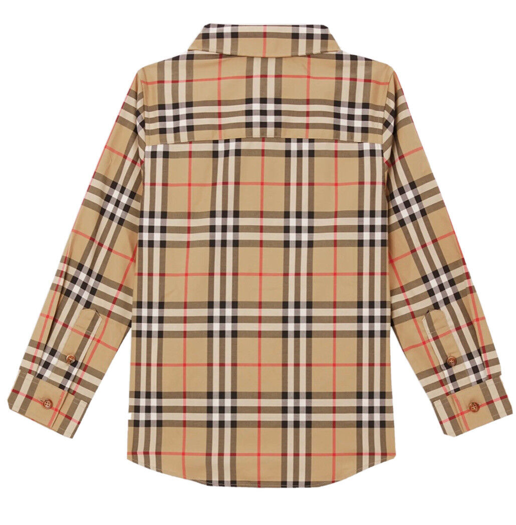 BURBERRY KIDS NOVA CHECK BUTTON DOWN SHIRT