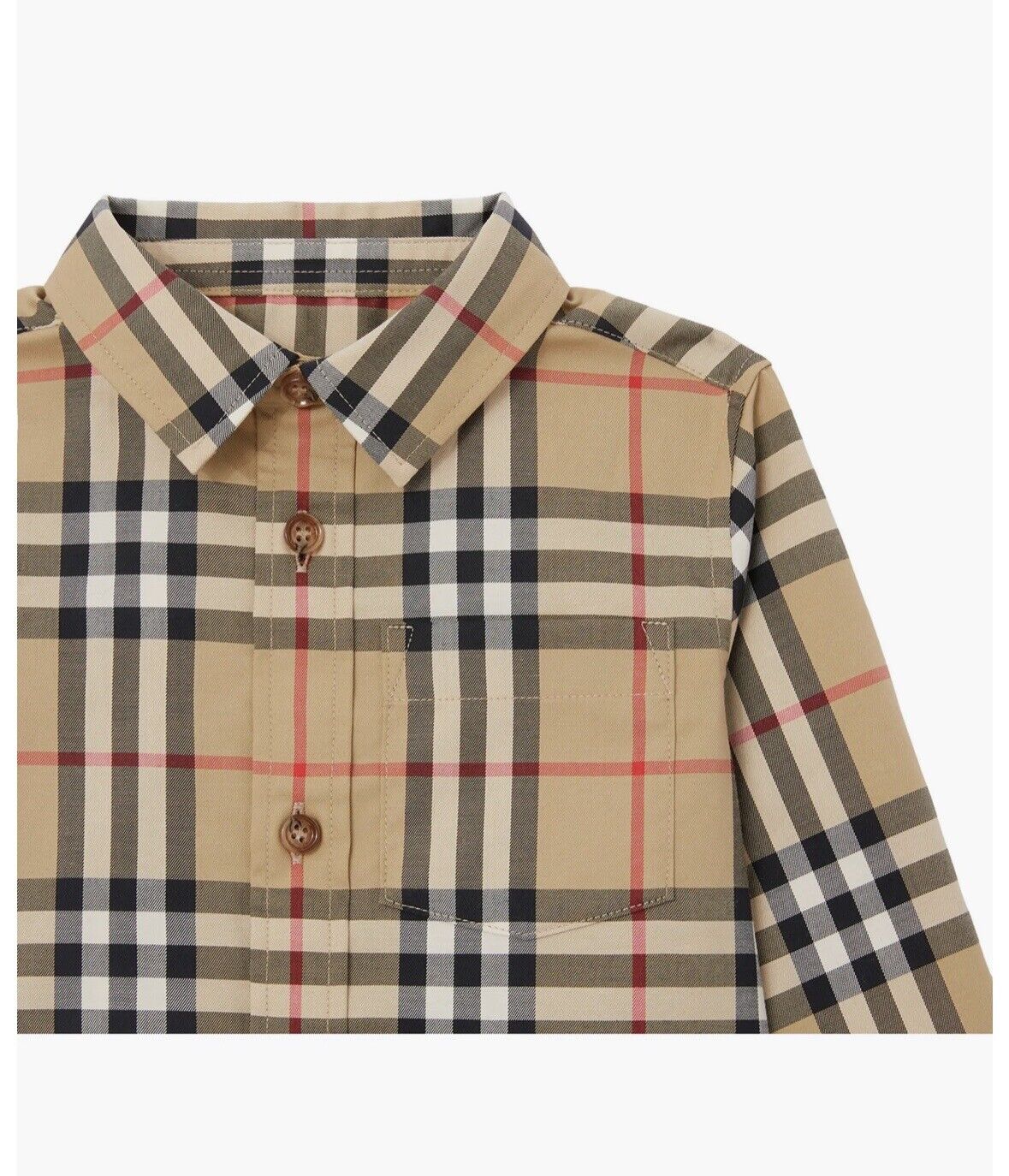 BURBERRY KIDS NOVA CHECK BUTTON DOWN SHIRT